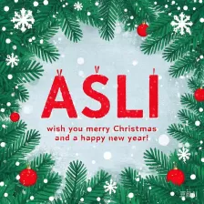 Merry Christmas and Happy New Year Wishes from AI SI LI